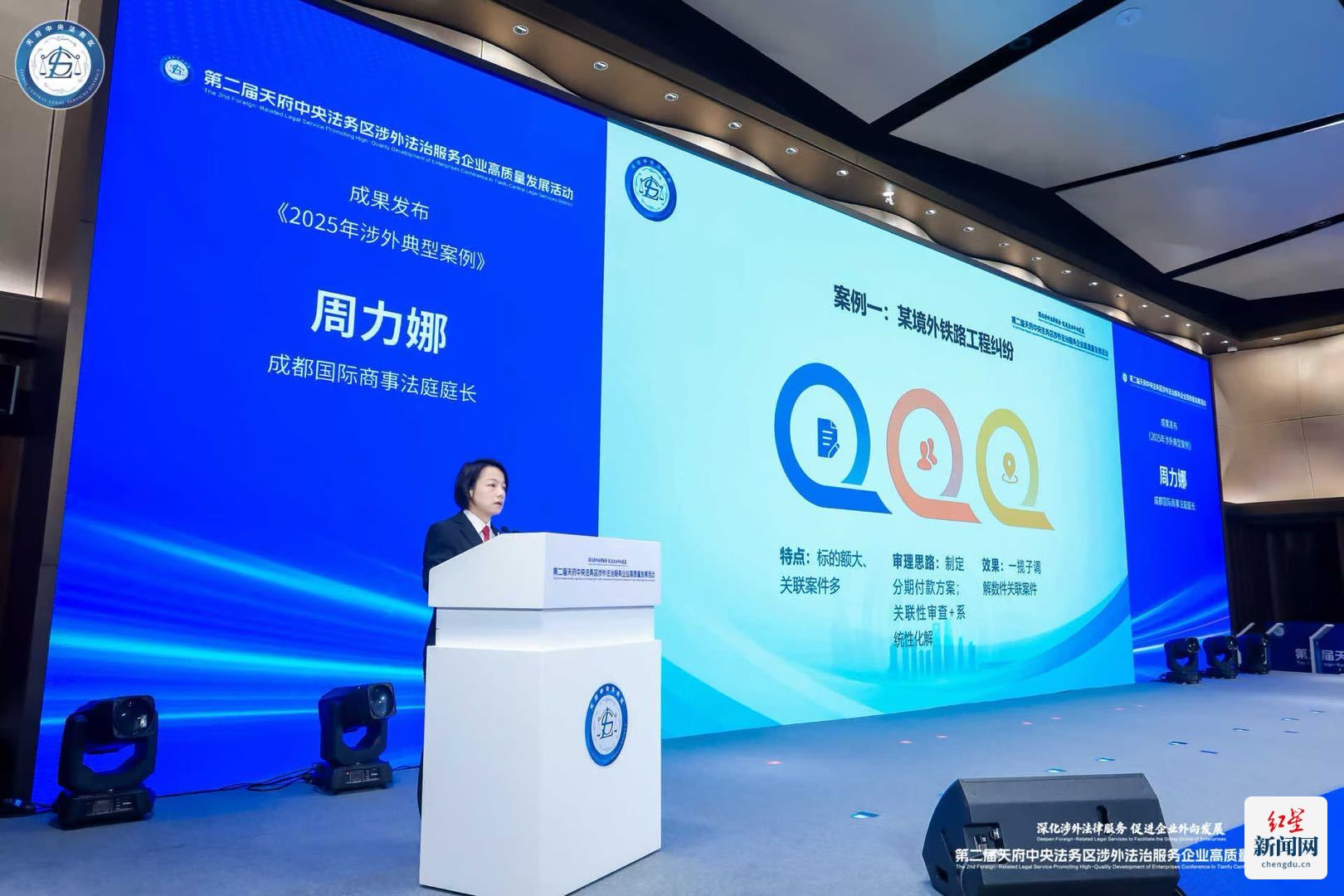 赋能企业出海第二届天府中央法务区涉外法治服务企业高质量发展活动举行